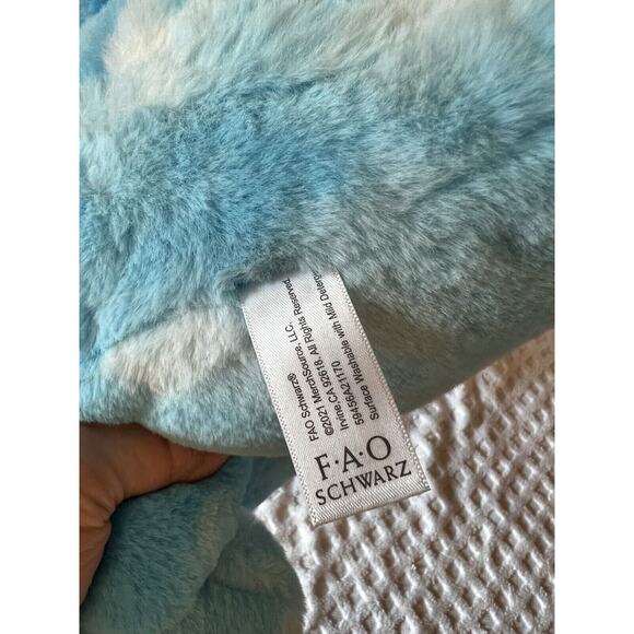 FAO Schwarz T Rex Dinosaur Plush Blue Glow Brights Lights Sound Stuffed Animal - Picture 10 of 13